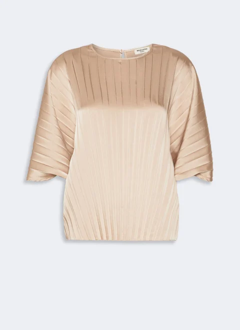 Блуза с плисиран дизайн Weekend Max Mara Wkdaureo — снимка 8
