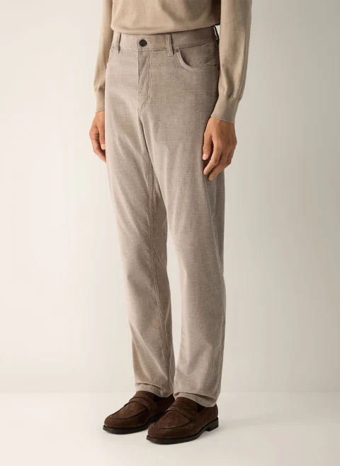 Панталон от рипсено кадифе Zegna