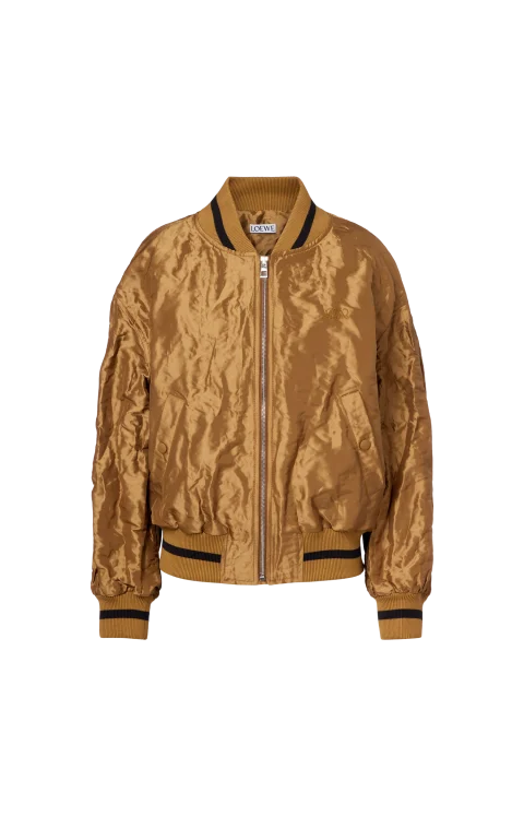 Bomber Jacket in Technical Fabric