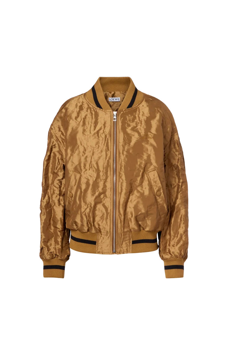 Bomber Jacket in Technical Fabric