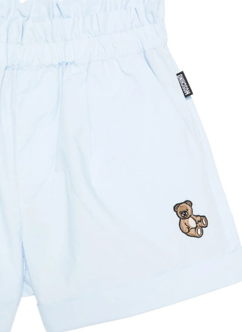 Къс панталон с бродерия 'Teddy Bear' Moschino Kids — снимка 3