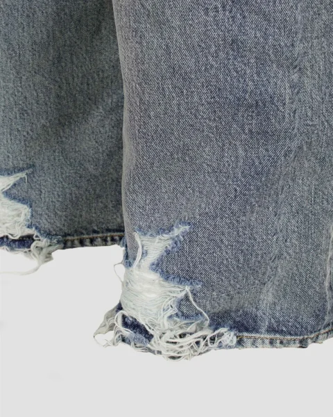 Patched Sweatpants in Light Blue — снимка 3