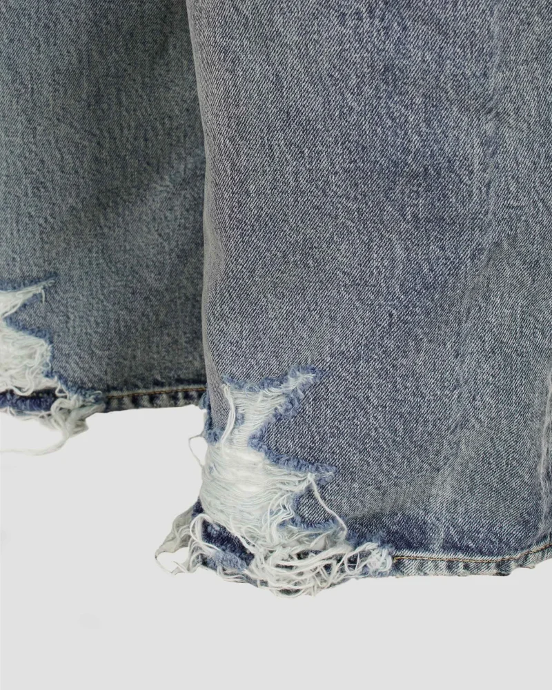 Patched Sweatpants in Light Blue — снимка 3