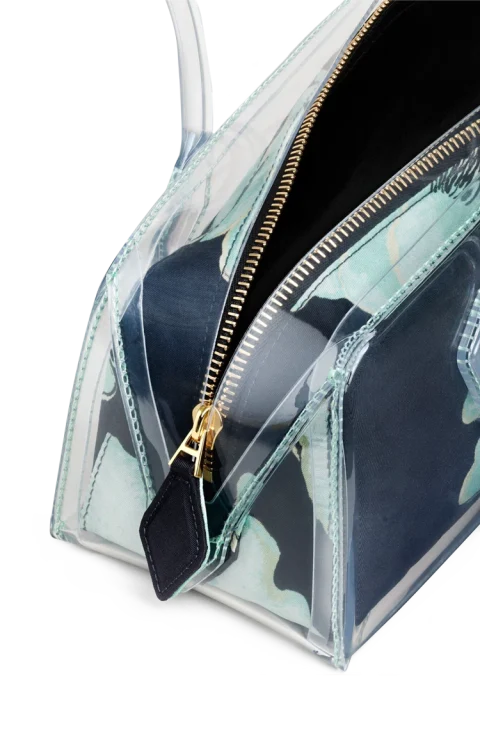Le Teckel Medium Bag in Polyurethane and Floral Print — снимка 3