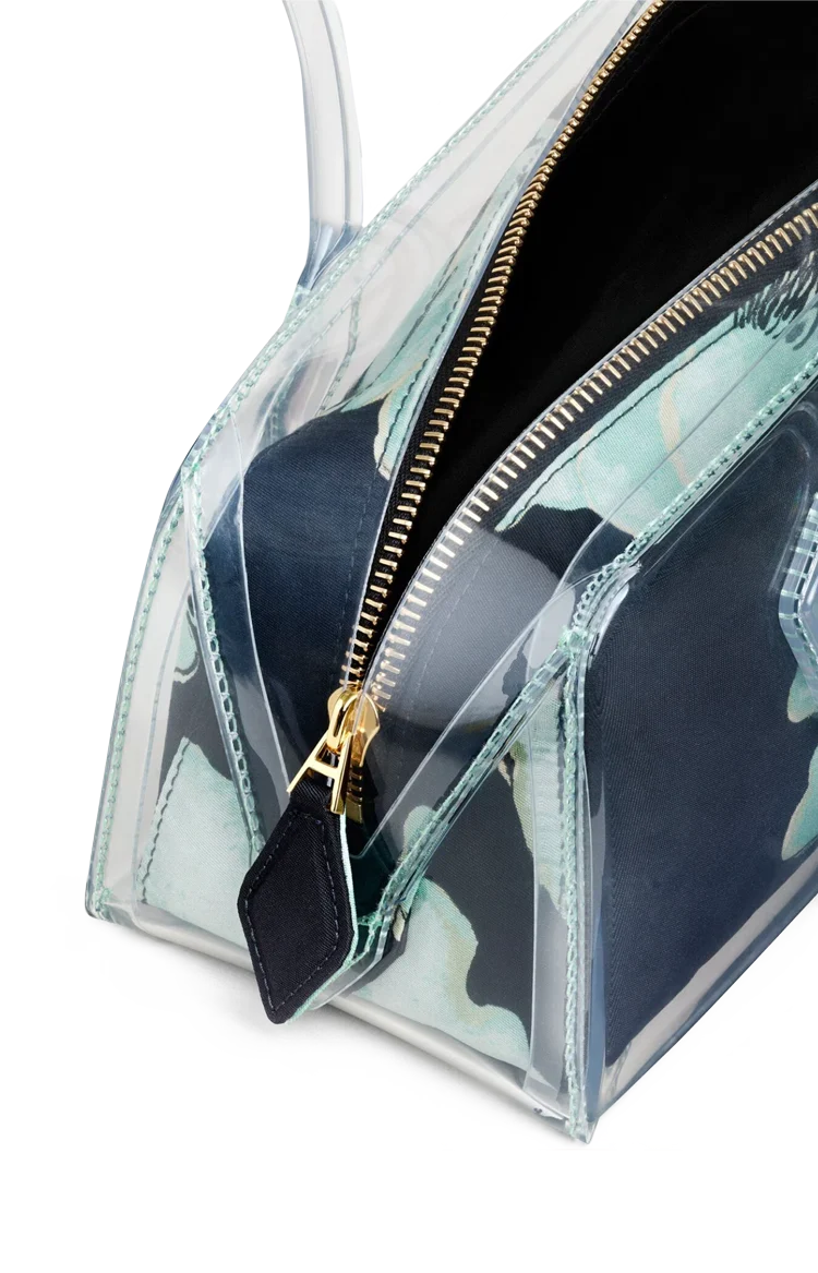 Le Teckel Medium Bag in Polyurethane and Floral Print — снимка 3