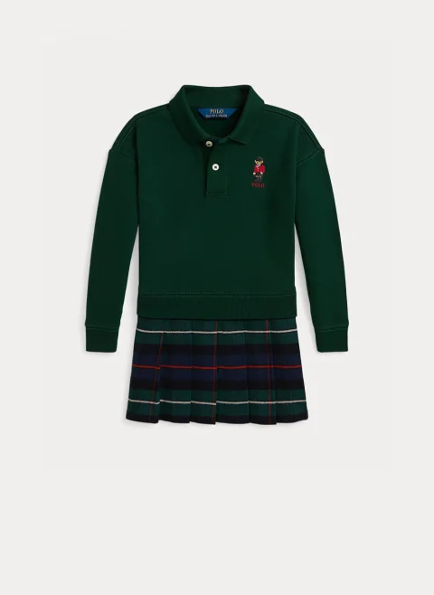 Рокля с бродерия '2 in 1' Ralph Lauren Kids 2-6