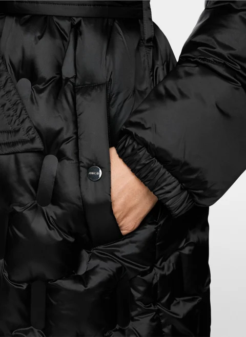 Капитонирано яке с колан Marc Cain Additions — снимка 12