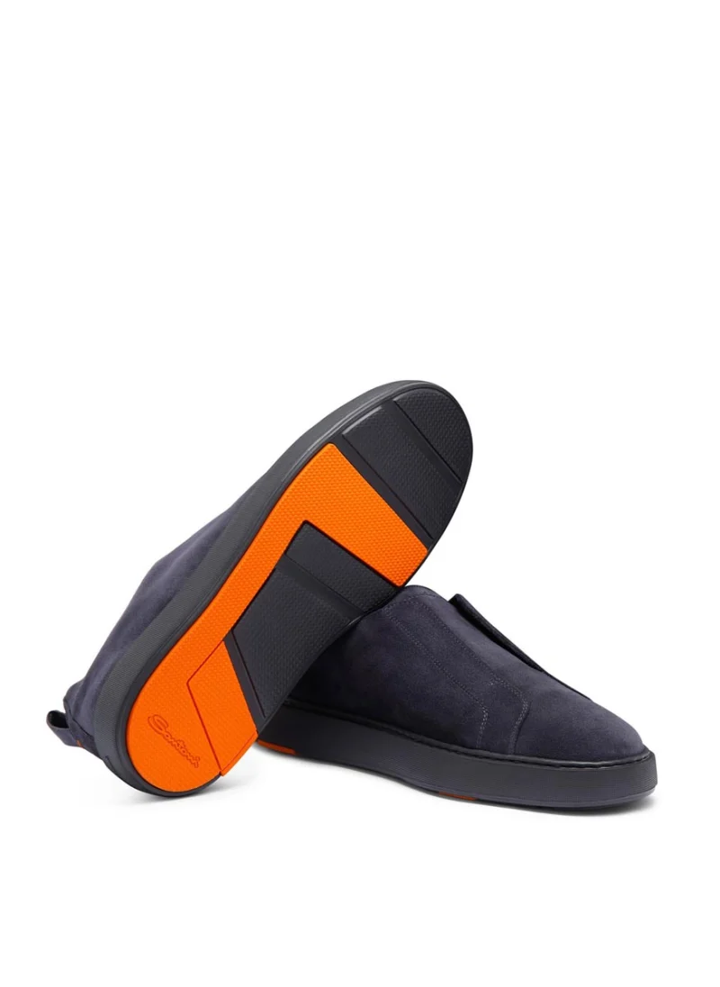 Велурени кецове 'Slip-on' Santoni — снимка 5