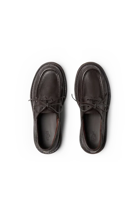 Pequin Lace-Ups in Brown — снимка 4