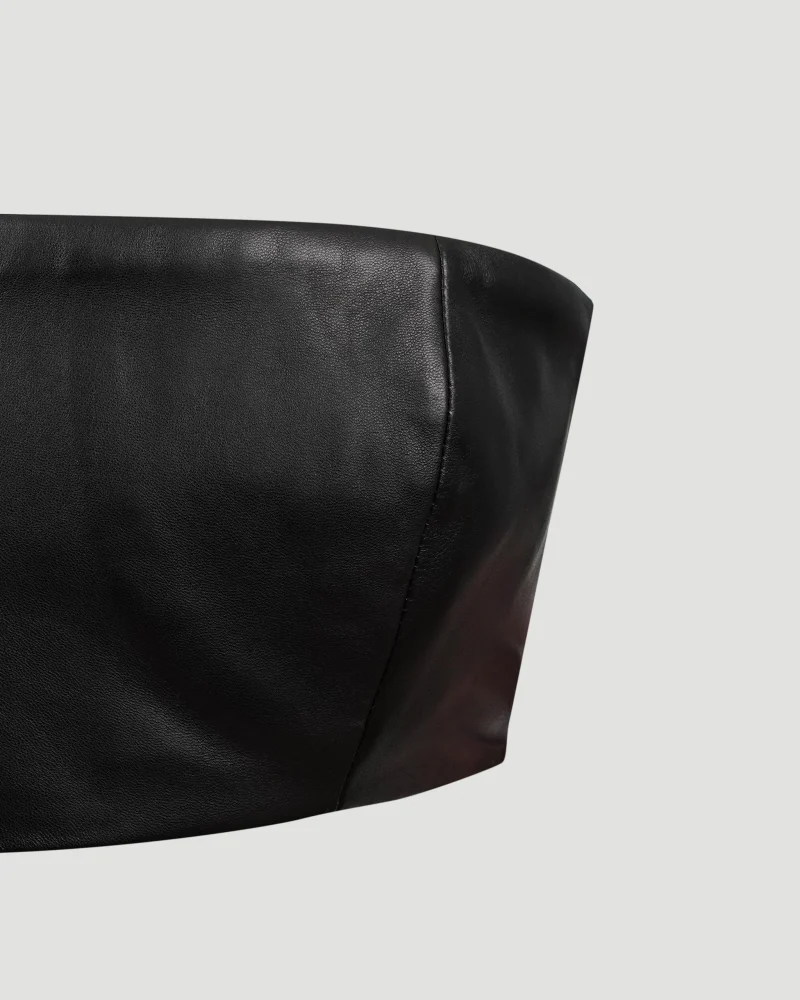Tube Top in Leather — снимка 4