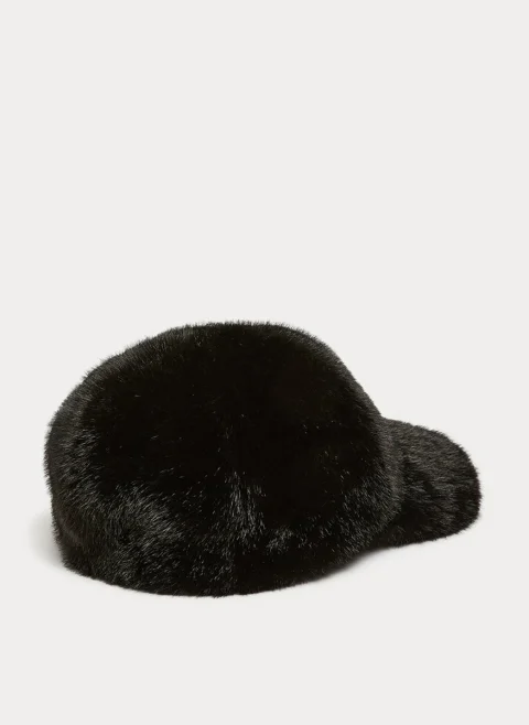 Шапка с козирка 'Faux fur' Marina Rinaldi Mrspila — снимка 6