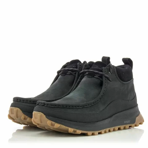 Мъжки Ежедневни Боти CLARKS – 26173926 ATLTKWALLBTGTX BLACK — снимка 2