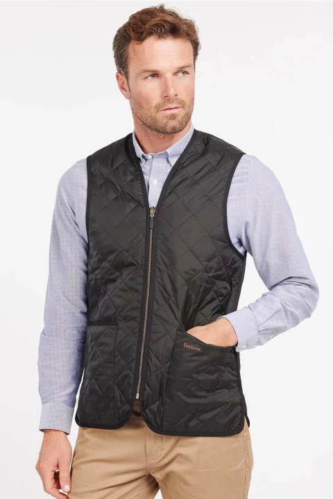 Яке Quilted Waistcoat/Zip-In Liner MLI0001 bk91 black/turf — снимка 2