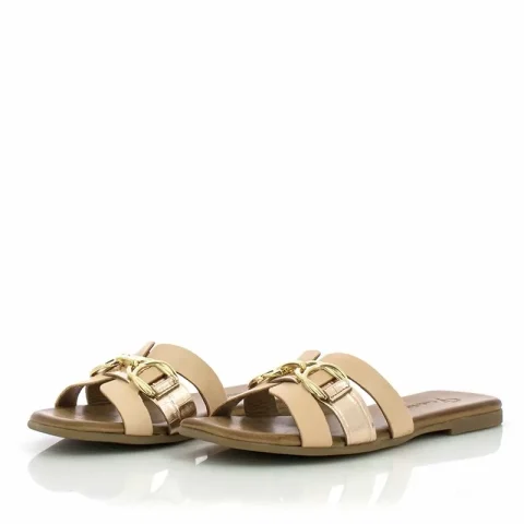 Дамски Равни Чехли CARLO FABIANI – 030-13-1-2224 PEACH/ROSE GOLD — снимка 3