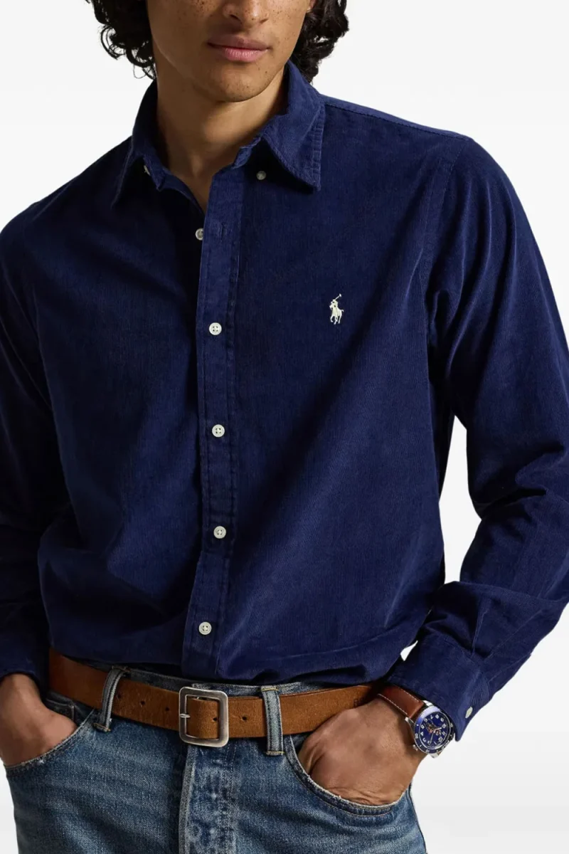 Риза 80/2 21W Corduroy-Lsl-Sps 710853123506 410 navy — снимка 2
