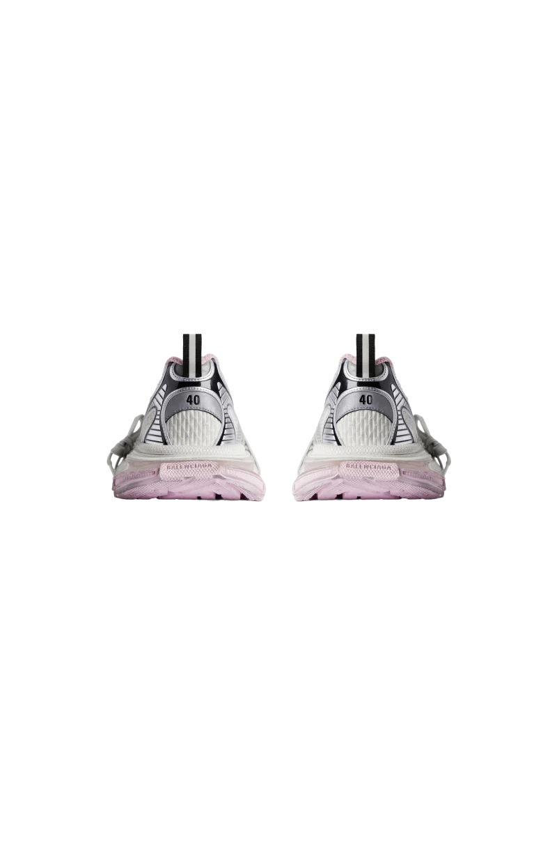 Women's 3xl Gel Clearsole Sneaker in White/pink/black — снимка 2