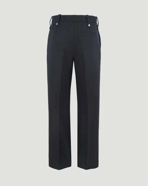 Straight-Leg Wool Trousers — снимка 2