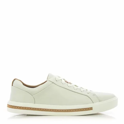 Дамски Сникърс CLARKS – 26140168 UN MAUI LACE WHITE LEATHER