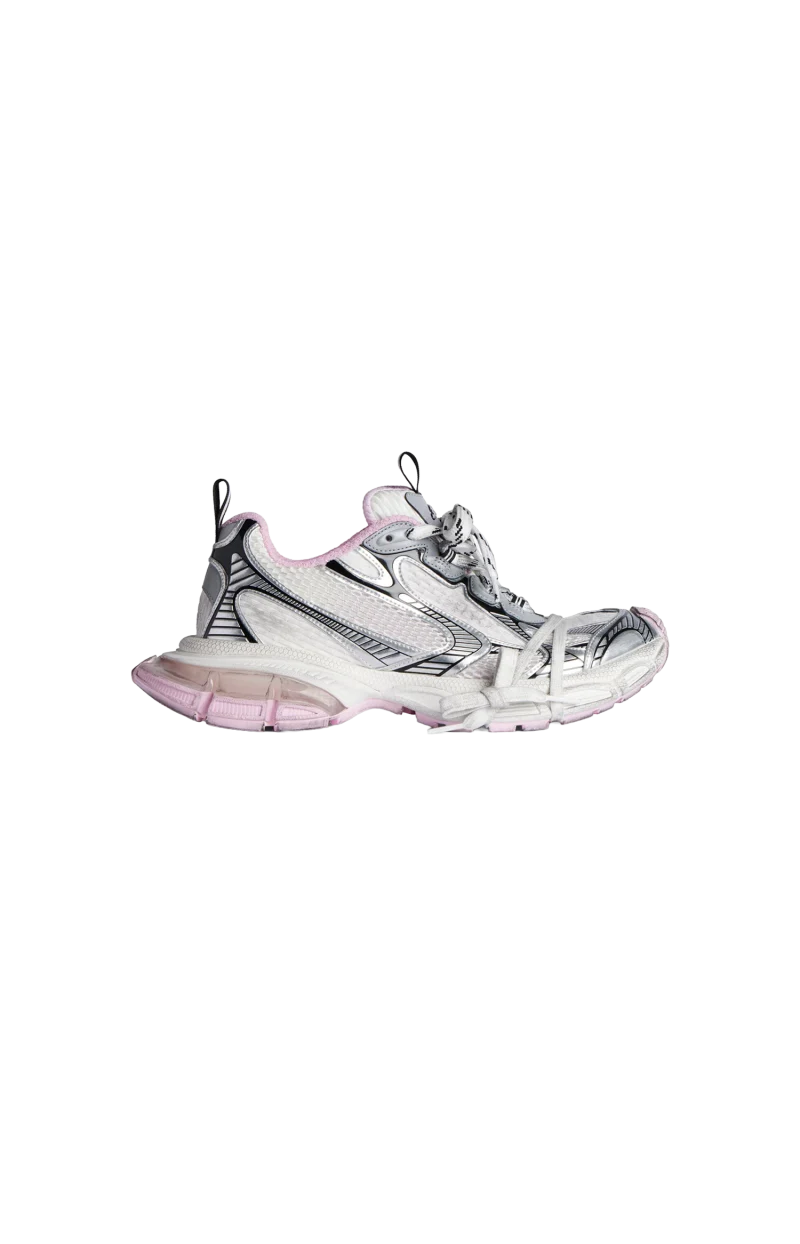 Women's 3xl Gel Clearsole Sneaker in White/pink/black