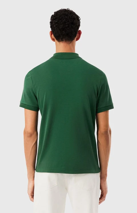 Зелен поло-шърт от памук — снимка 3