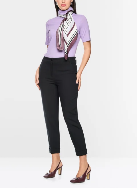 Блуза с поло яка Marc Cain Collections — снимка 9
