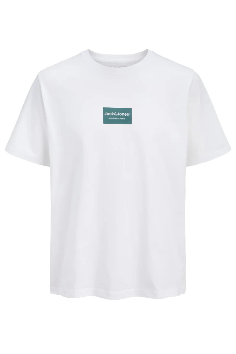 T-Shirt Jjfrank Ss Crew Neck 12288092 11-0601 TCX bright white