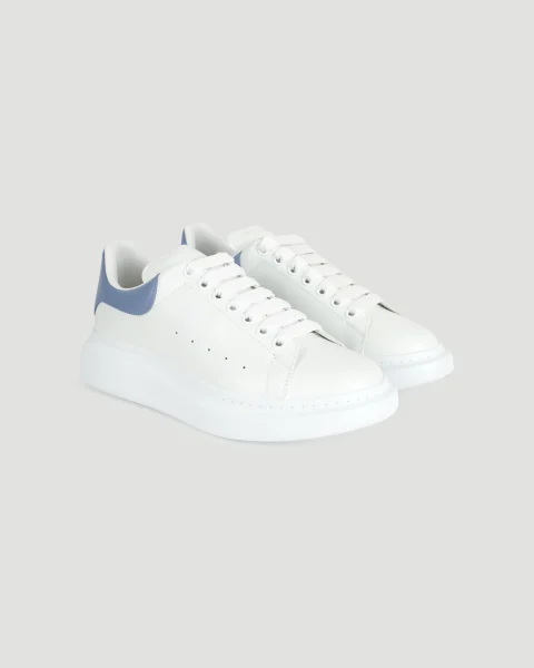 Oversized Sneaker in White and Blue — снимка 2