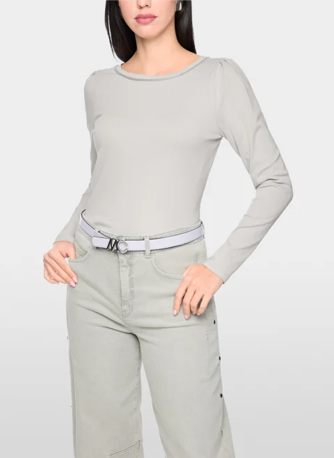 Блуза с декоративни кристали Marc Cain Collections — снимка 7