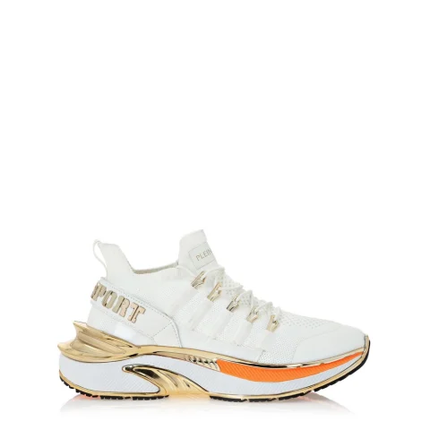 Дамски бели маратонки RUNNER CHROME SURFER PLEIN SPORT