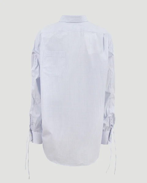 Reversed Shirt in Light Blue — снимка 7