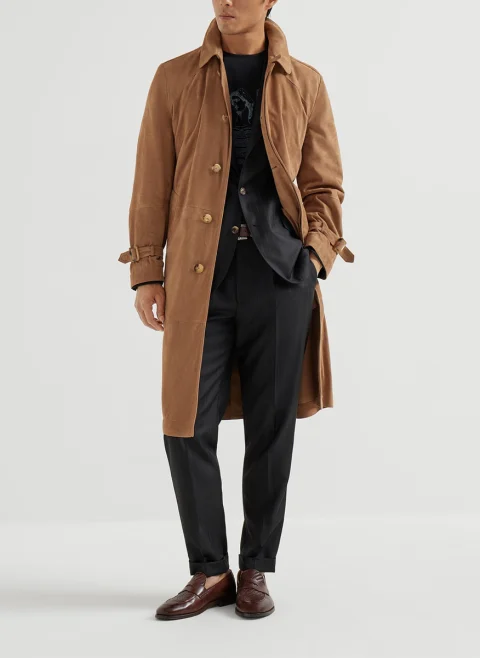 Тишърт с принт Brunello Cucinelli — снимка 5
