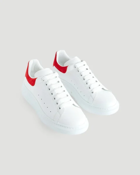 Oversized Sneaker in White/Lust Red — снимка 2