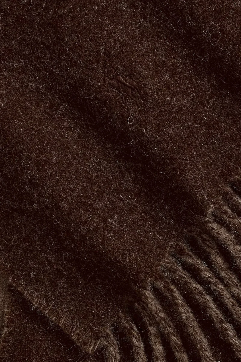 Шал Clssc Rvrsbl-Scarf-Oblong 449959334004 200 brown — снимка 2
