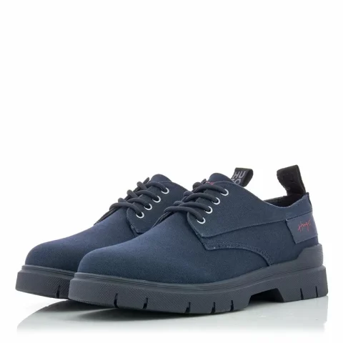 Мъжки Ежедневни HUGO – 50493168 RYAN_DERB_CV Dark Blue — снимка 3
