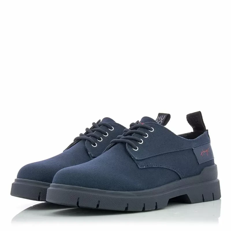 Мъжки Ежедневни HUGO – 50493168 RYAN_DERB_CV Dark Blue — снимка 3