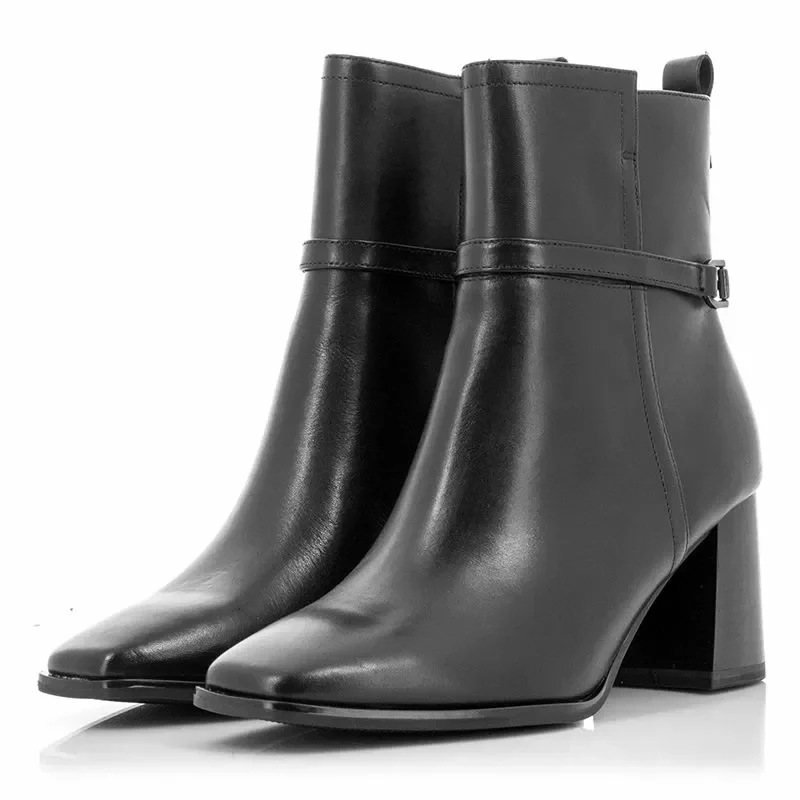 Дамски Боти На Ток TAMARIS – 1-25366-41 001 BLACK — снимка 3