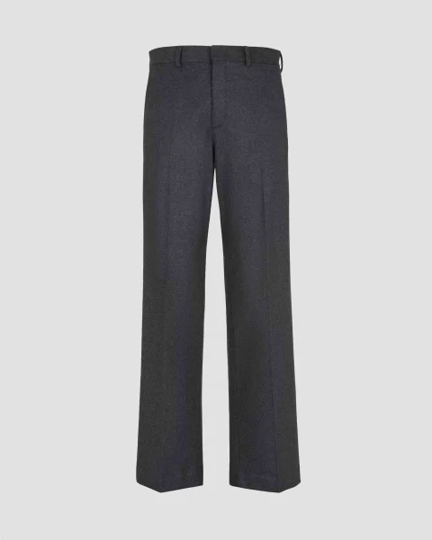 Gray Cashmere Pants