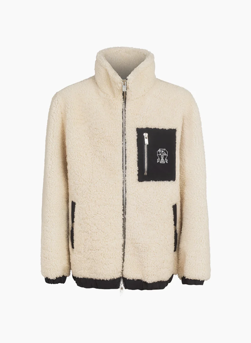 Яке с контрастни детайли Brunello Cucinelli Kids 8