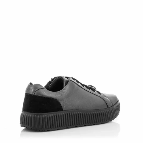 Дамски Сникърс GEOX – D46XFG D GRAISY DK GREY/BLACK — снимка 2