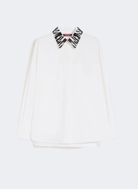 Риза с мъниста 'Oversized fit'' Max Mara Studio Mstgene — снимка 6
