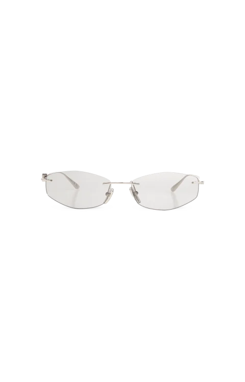 Nano D-Frame Sunglasses in Light Grey