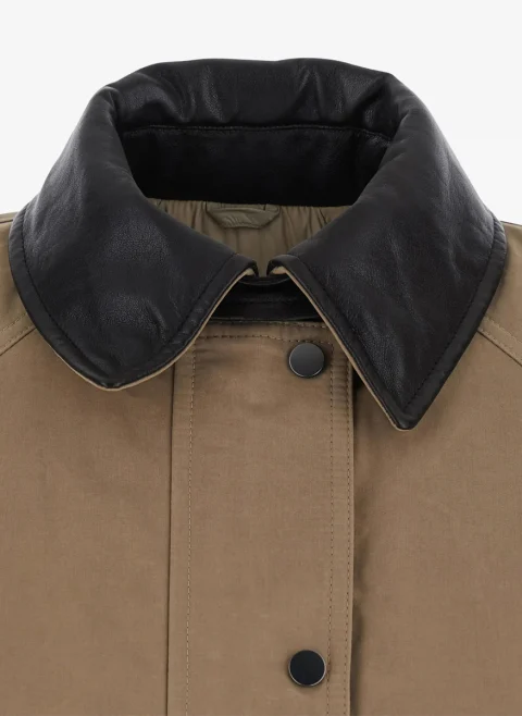 Яке с кожени детайли Brunello Cucinelli — снимка 3
