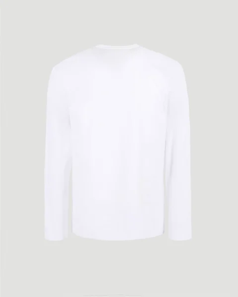 Long Sleeve Shirt in White — снимка 3
