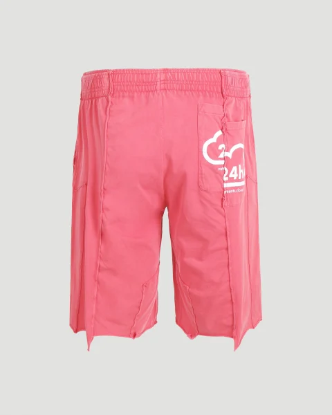 Cotton Track Pants in Washed Red — снимка 3