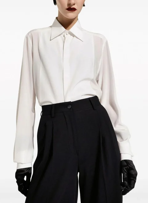 Риза 'Crepe de Chine ' Dolce&Gabbana — снимка 4