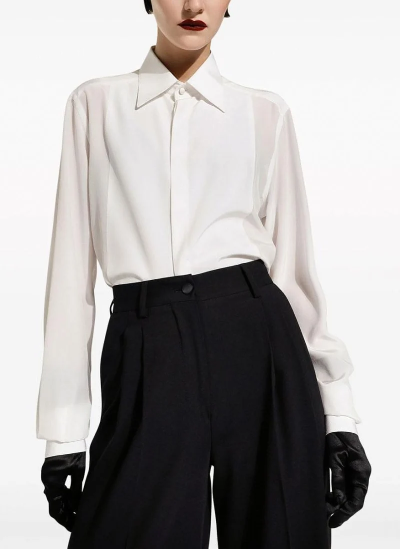 Риза 'Crepe de Chine ' Dolce&Gabbana — снимка 4