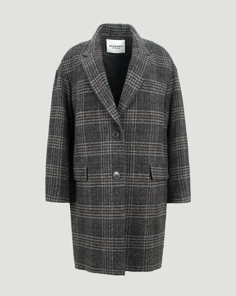 Limiza Wool Coat in Grey
