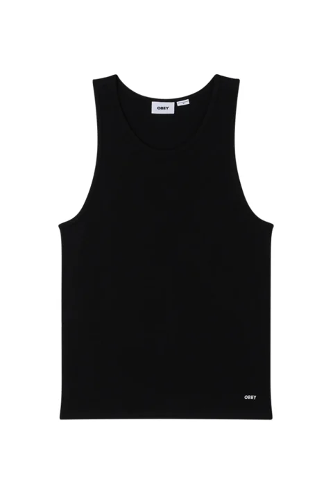 T-Shirt (Pack of 2) Standard Rib Tank 134050061 BLK black