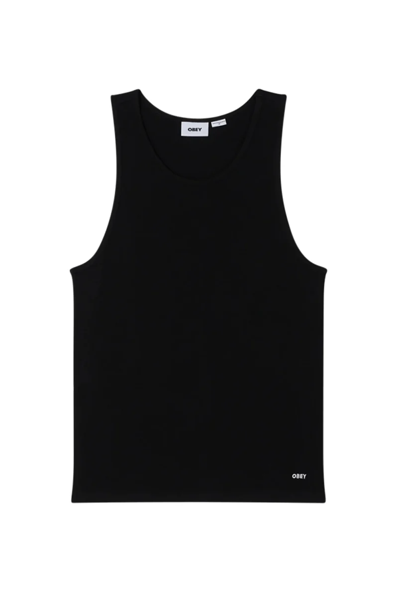 T-Shirt (Pack of 2) Standard Rib Tank 134050061 BLK black