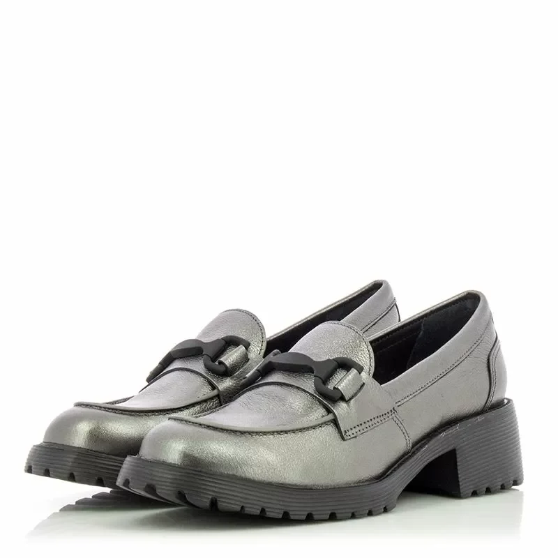 Дамски Лоуфър WIRTH – 76515 MAGNO METALLIC NAPA PEWTER — снимка 3